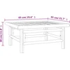 Image de vidaXL - 6-delige - Loungeset - met - kussens - bamboe - taupe