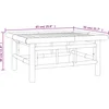 Image de vidaXL - 10-delige - Loungeset - met - kussens - bamboe - donkergrijs