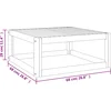 Image de vidaXL - 5-delige - Loungeset - met - lichtgrijze - kussens - massief - hout