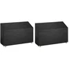 Image de vidaXL - Tuinbankhoezen - 2 - st - 8 - oogjes - 190x70x70/88 - cm - polyetheen