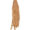 Image de vidaXL - Tuintafel - inklapbaar - 110x110x75 - cm - massief - teakhout