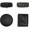 Image de vidaXL - Tuinmeubelhoes - eilandlounge - 8 - oogjes - rond - Ø - 188x50 - cm