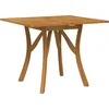 Image de vidaXL - Tuintafel - 85x85x75 - cm - massief - acaciahout