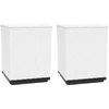 Image de vidaXL - Plantenbakken - 2 - st - 30x30x37 - cm - polypropeen - wit