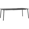 Image de vidaXL - Tuintafel - 200x100x71 - cm - staal - antracietkleurig