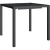 Image de vidaXL - Tuintafel - 80x80x72 - cm - staal - antracietkleurig
