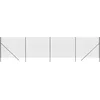 Image de vidaXL - Draadgaashek - 1,4x10 - m - gegalvaniseerd - staal - antracietkleurig