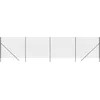 Image de vidaXL - Draadgaashek - 1,4x10 - m - gegalvaniseerd - staal - antracietkleurig