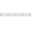 Image de vidaXL - Draadgaashek - met - grondankers - 1x10 - m - antracietkleurig