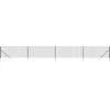 Image de vidaXL - Draadgaashek - met - grondankers - 1,1x10 - m - antracietkleurig