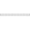 Image de vidaXL - Draadgaashek - met - grondankers - 1,6x25 - m - antracietkleurig