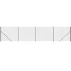 Image de vidaXL - Draadgaashek - met - grondankers - 1,6x10 - m - antracietkleurig