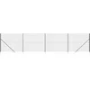Image de vidaXL - Draadgaashek - met - grondankers - 1,4x10 - m - antracietkleurig