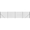 Image de vidaXL - Draadgaashek - met - flens - 1,4x10 - m - antracietkleurig