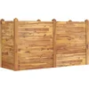 Image de vidaXL - Plantenbak - verhoogd - 160x60x84 - cm - massief - acaciahout