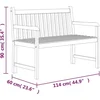 Image de vidaXL - 5-delige - Tuinset - massief - teakhout