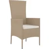 Image de vidaXL - 7-delige - Tuinset - met - kussens - poly - rattan - beige