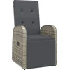Image de vidaXL - 5-delige - Tuinset - met - kussens - poly - rattan - grijs