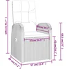 Image de vidaXL - 5-delige - Tuinset - met - kussens - poly - rattan - zwart