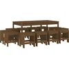 Image de vidaXL - 13-delige - Tuinset - massief - grenenhout - honingbruin