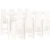 Image de vidaXL - 9-delige - Barset - massief - grenenhout - wit