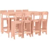Image de vidaXL - 9-delige - Tuinset - massief - douglashout