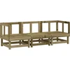 Image de vidaXL - 3-delige - Loungeset - geïmpregneerd - grenenhout