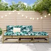 Image de vidaXL - 3-delige - Loungeset - geïmpregneerd - grenenhout