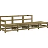 Image de vidaXL - 4-delige - Loungeset - geïmpregneerd - grenenhout