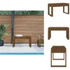 Image de vidaXL - Tuinbank - 80x38x45 - cm - massief - grenenhout - honingbruin