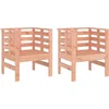 Image de vidaXL - Tuinstoelen - 2 - st - 61,5x53x71 - cm - massief - douglashout