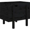 Image de vidaXL - Plantenbak - 62x50x57 - cm - massief - grenenhout - zwart
