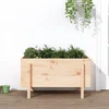 Image de vidaXL - Plantenbak - verhoogd - 101x50x57 - cm - massief - grenenhout
