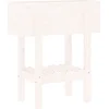 Image de vidaXL - Plantenbak - 62x30x69 - cm - massief - grenenhout - wit