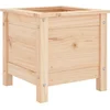 Image de vidaXL - Plantenbak - 40x40x39 - cm - massief - grenenhout