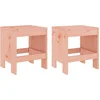 Image de vidaXL - Barkrukken - 2 - st - 40x36x45 - cm - massief - douglashout