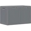 Image de vidaXL - Tuinbox - 180 - L - PP - rattan - grijs