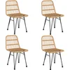 Image de vidaXL - 5-delige - Tuinset - poly - rattan
