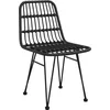 Image de vidaXL - 5-delige - Tuinset - poly - rattan - zwart