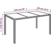 Image de vidaXL - 5-delige - Tuinset - met - kussens - poly - rattan - zwart