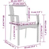 Image de vidaXL - 5-delige - Tuinset - met - kussens - poly - rattan - zwart - en - grijs