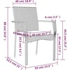 Image de vidaXL - 5-delige - Tuinset - met - kussens - poly - rattan - zwart - en - grijs