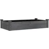 Image de vidaXL - Plantenbak - verhoogd - met - voering - 120x60x25 - cm - vurenhout - grijs