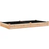 Image de vidaXL - Plantenbak - verhoogd - met - voering - 240x120x25 - cm - massief - vurenhout