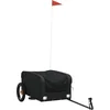 Image de vidaXL - Fietstrailer - 30 - kg - ijzer - zwart