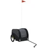 Image de vidaXL - Fietstrailer - 30 - kg - ijzer - zwart