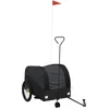 Image de vidaXL - Fietstrailer - 45 - kg - ijzer - zwart
