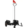 Image de vidaXL - Fietstrailer - oxford - stof - en - ijzer - zwart