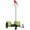 Image de vidaXL - Fietstrailer - oxford - stof - en - ijzer - groen