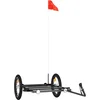 Image de vidaXL - Fietstrailer - 126x63x34 - cm - ijzer - zwart